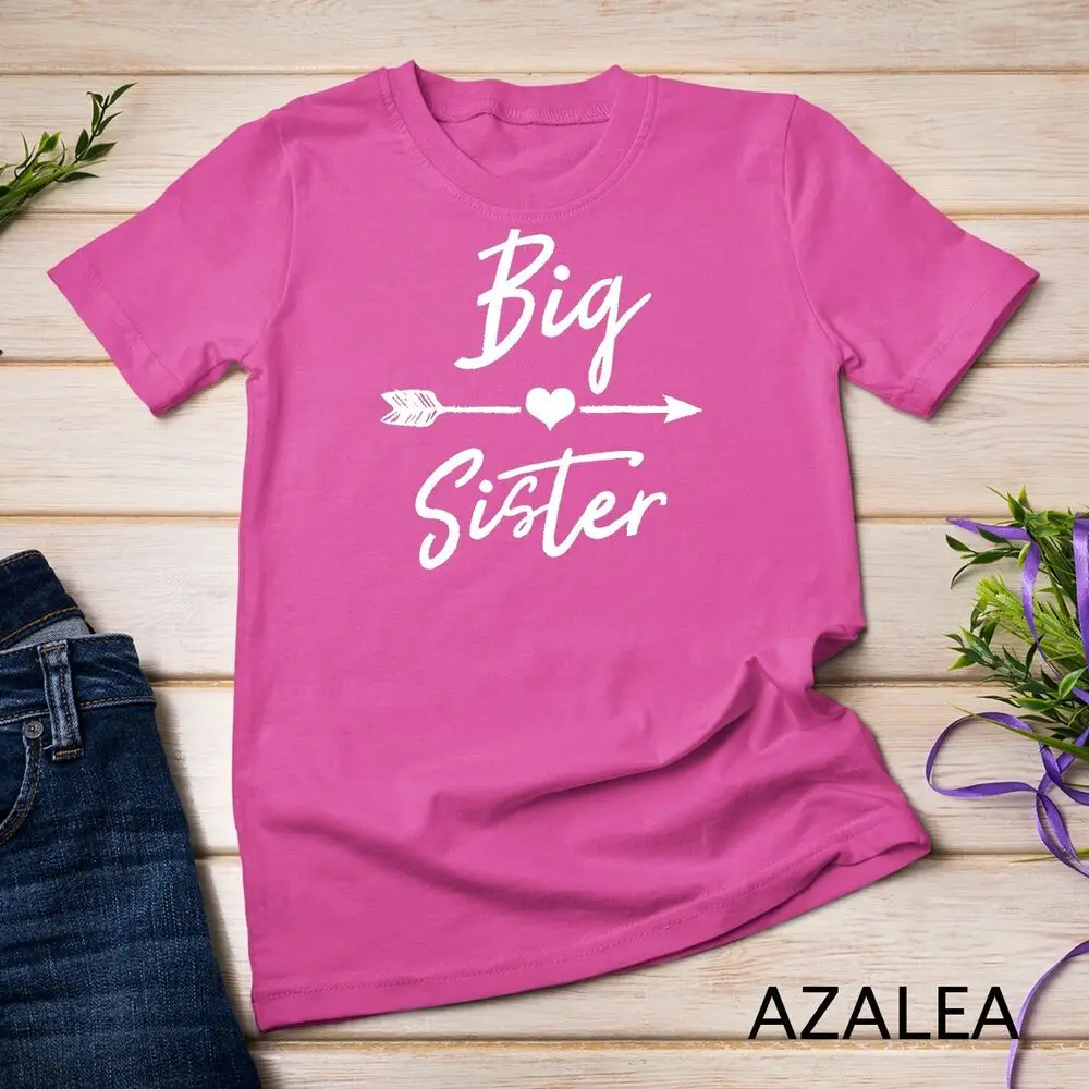 Big sister T Shirt cute girls womens heart arrow love Unisex T-shirt