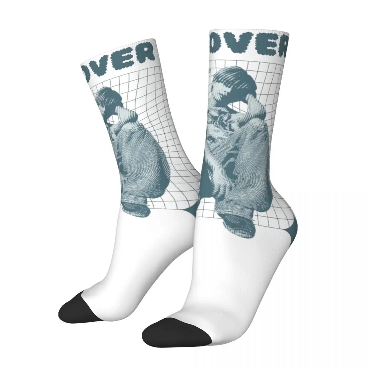 Funny Men's Women's Layover V Singer Theme Socks Kpop Songs Album Merch Soccer Socks Soft Wonderful Gifts