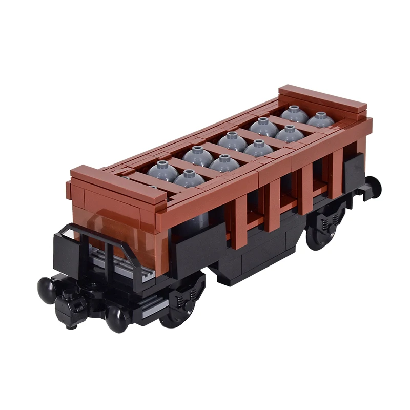 Creative Expert Ideas City Acid tank truck Carriage Car Train MOC Railway Express Bricks Building Blocks Toys For Children Gifts