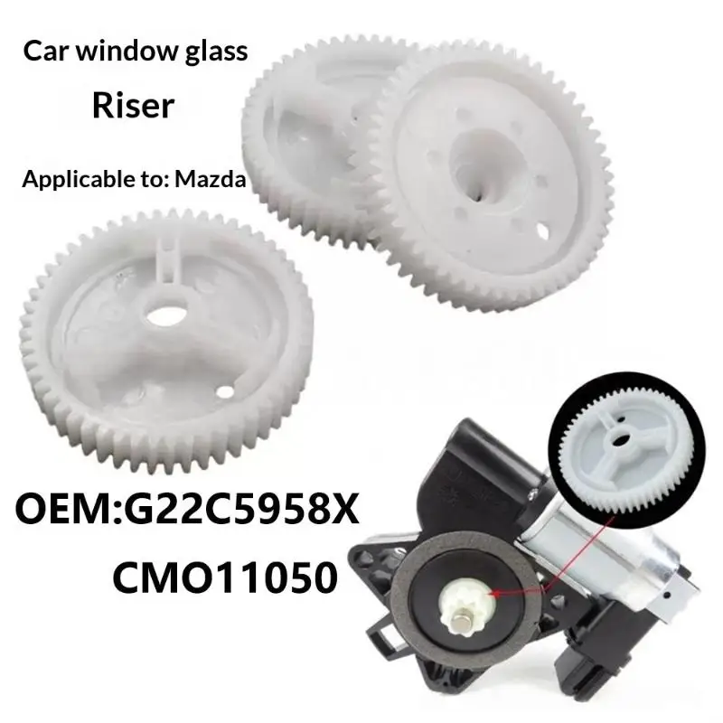 2/5Pcs Doors Window Regulator Motor Gear Front / Rear For  3 5 6 CX7 CX9 RX-8 All G22C5958X Automobiles Interior Parts
