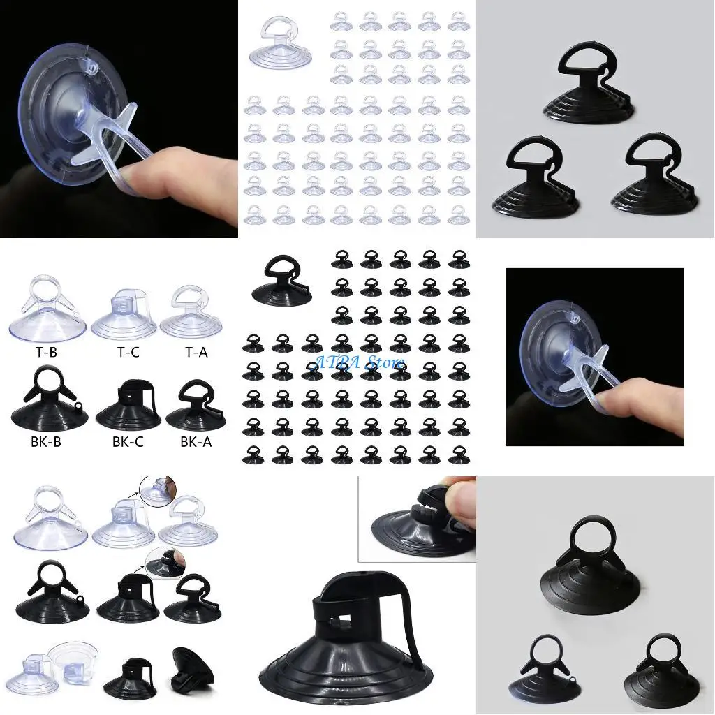 

U13C Car Mount Heavy-duty Side Awning Tent Suction Cup Securing Hanger Pads For Camping Car Truck Boat Home 3.5/4.5/3.8