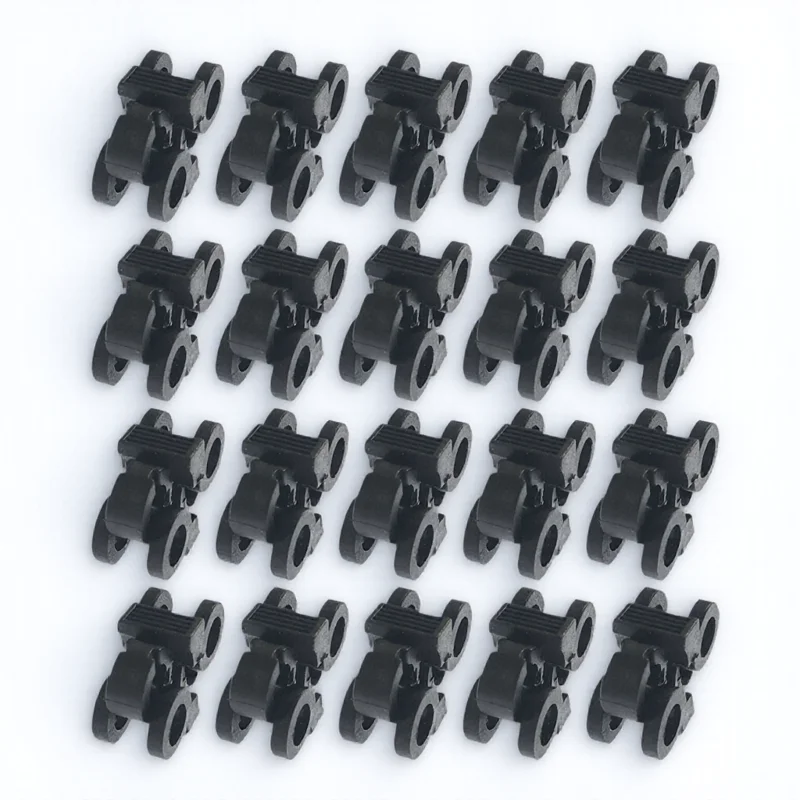 

20 Pcs Shoelace Buckle Lazy Lock Fastener Tieless Clips Fixed Laces Running Shoes Supplies Fixation Practical Gift