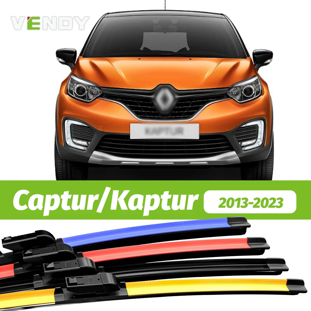 2 stücke Frontscheibe Wischer Klingen Scheibenwischer Für Renault Captur Kaptur 2013-2023 2014 2016 2017 2018 2019 2020 2021 2022