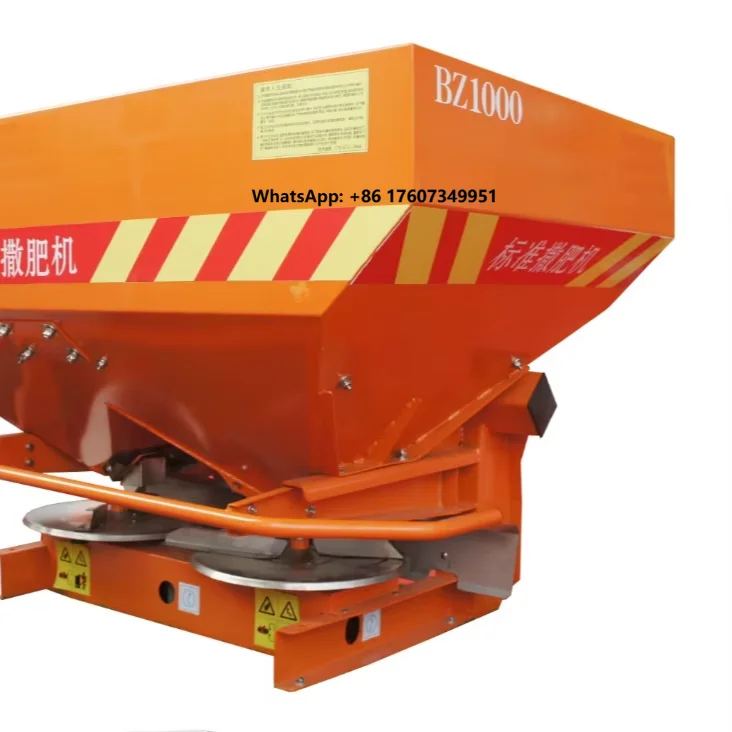 Wysokiej jakości, w pełni mechaniczny rozsiewacz nawozów i nawózków, wysoka produkcja, maszyny rolnicze do produkcji paszy dla zwierząt.