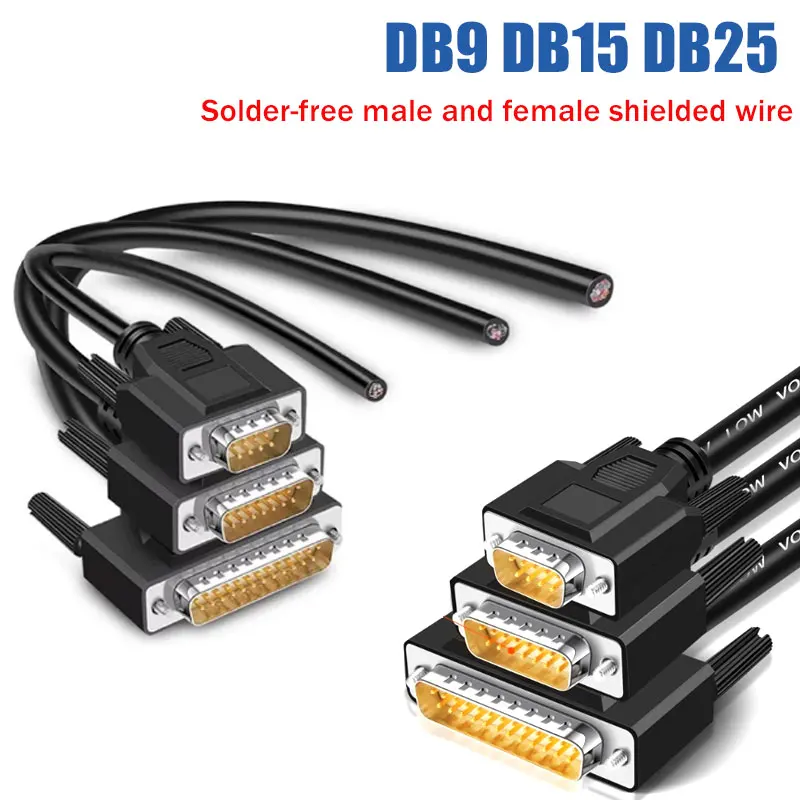 DB15 RS232 24AWG Co…