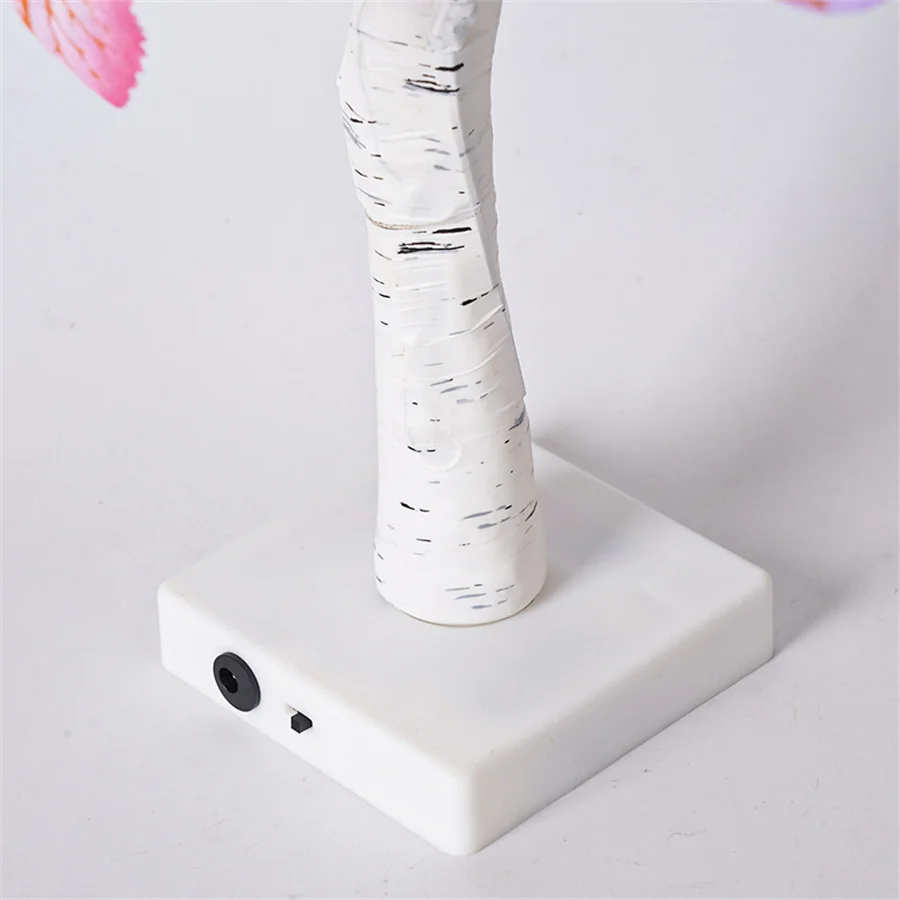 60CM LED Lighted Butterfly tree LED Birch Tabletop Bonsai Tree Night Light DIY Artificial Christmas Tree Lamp For Table Decor