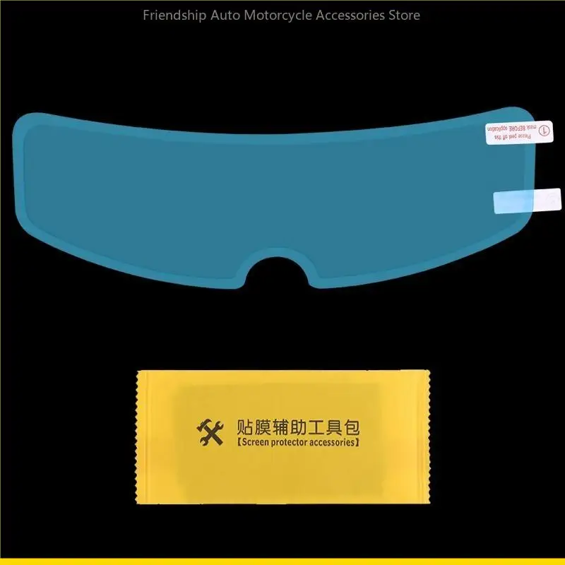 Capacete motocicleta SZCH Clear Anti-Rain Rain Anti-Fog Lens Visor Film Universal