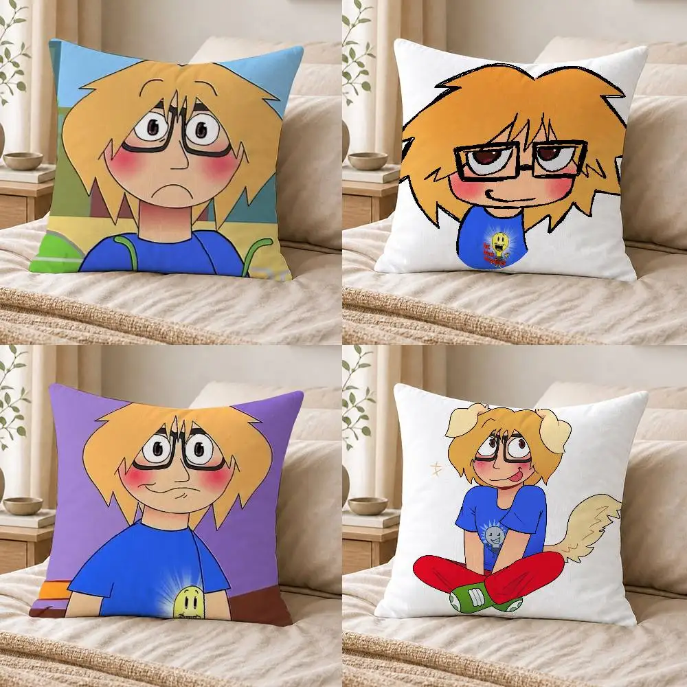 F-Fact A-Attack Adventures Facty  Double-sided Printed Square Decorative Cushion Cover for Sofa Living Room Home Decor