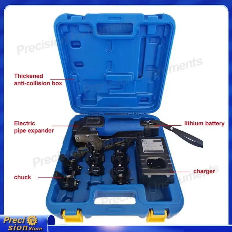 For Cordless Pipe Expander HVAC Tool Kit Copper Tube Flaring Tool Air Conditioning Refrigeration Repair Auto Parts