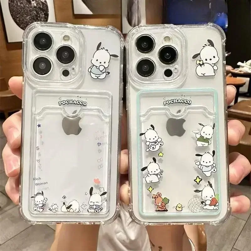 Kuromi Pochacco Cinnamoroll Card Hold Case for Samsung Galaxy A17 A07 A56 A36 A26 A55 A35 A06 A24 A14 A54 A15 A25 A34 A23 4G 5G - náhled 3
