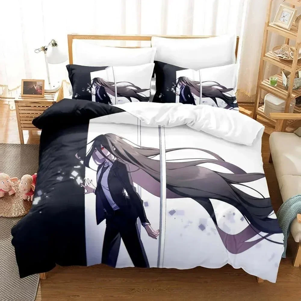 3D Danganronpa V3 Y2k Girls comforter Printed Bed Set Duvet Cover Pillowcase Bedding Set Linen Sheet Quilt Cover Queen King Size