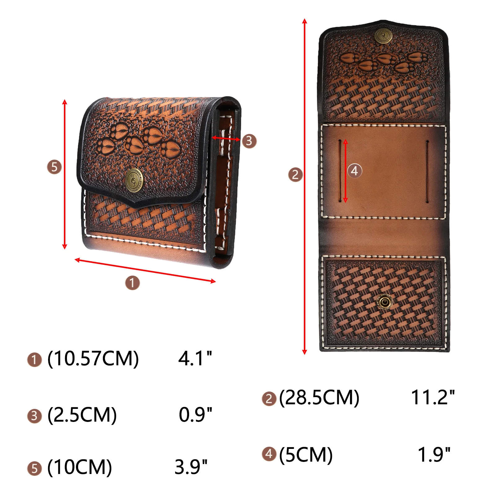 Tourbon-accesorios de caza, cartuchos de cuero, bolsa para munición, 22LR, soporte para municiones, conchas, bala, 40 balas, funda con cinturón