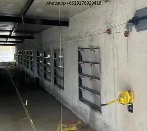 Window Ventilation System Electrical Linear Actuator for Poultry air Inlet  Chicken Farming Equipment