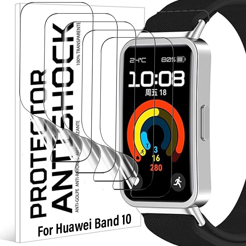 

1-20 шт. гидрогелевые пленки для Huawei Band 10 Smartband HD прозрачные мягкие защитные пленки из ТПУ для экрана с полным покрытием Band10 аксессуары