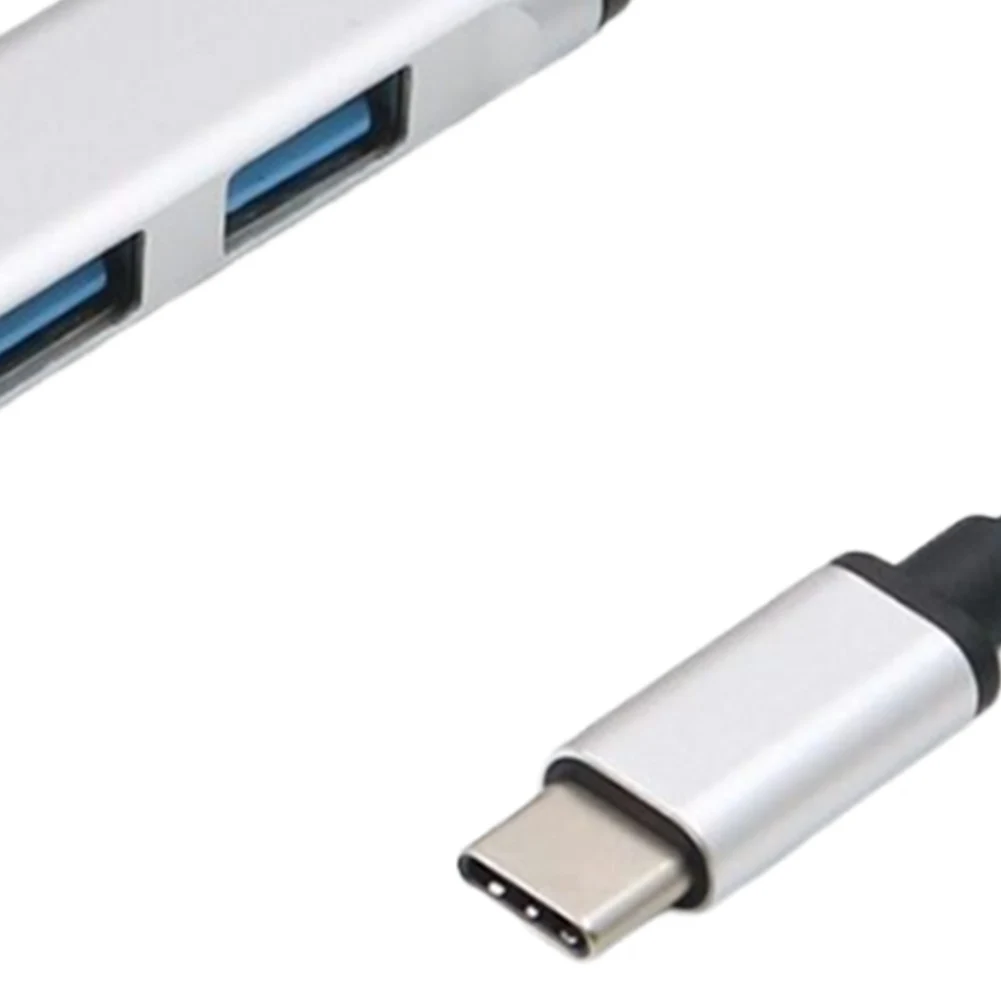 4-In-1 USB 3.0 Hub محول 5Gbps USB Data Hub USB C إلى USB Hub متعدد USB 3.0 Hub USB Port Expander لأجهزة الكمبيوتر المحمول