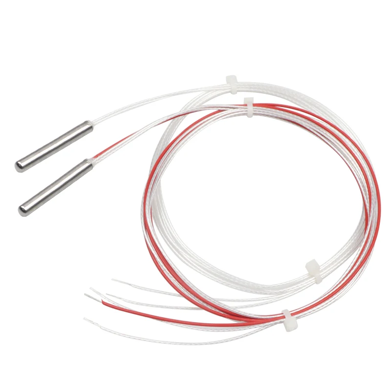 High precision platinum resistor pt100  PT1000  thermocouple temperature probe 4*30mm    Three wire thermocouple