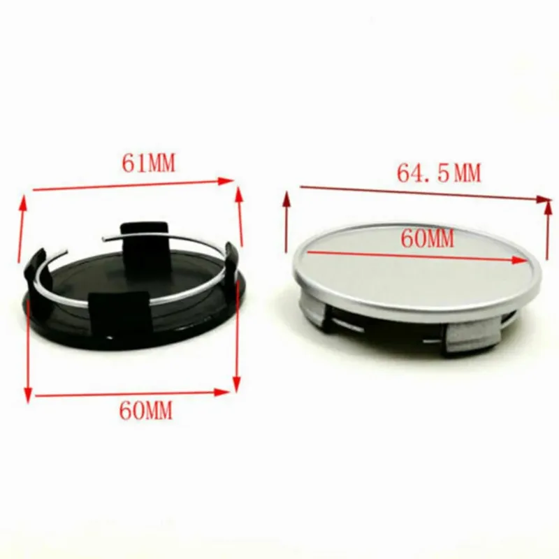 4PCS 65MM Car Wheel Center Caps Durable High Quality Practical Wheel Hub Cap Tyre Universal Center Front & Rear Moulding