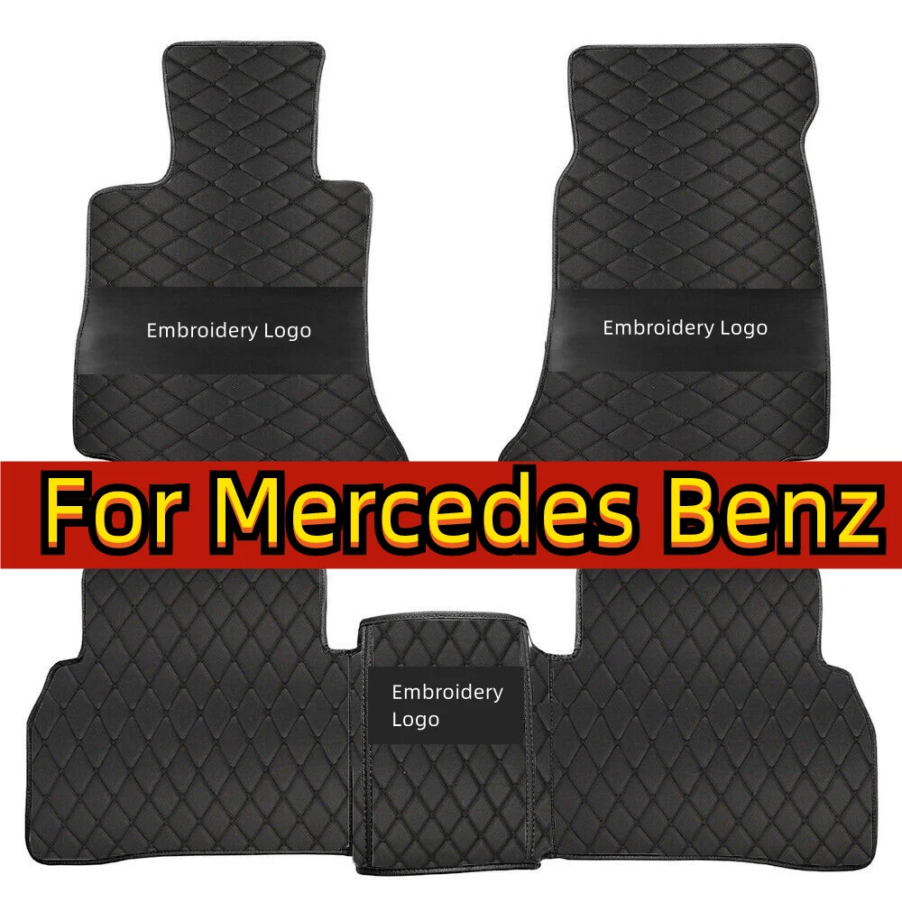 

All Weather Custom Car Floor Mats for Mercedes Benz GL 350 GL450 GL500 GL550 GL63 AMG Leather Waterproof Cars Auto Foot Rugs Mat