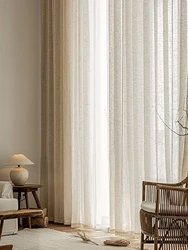 New Linen Curtains Natural Wood Wind Window Curtains
