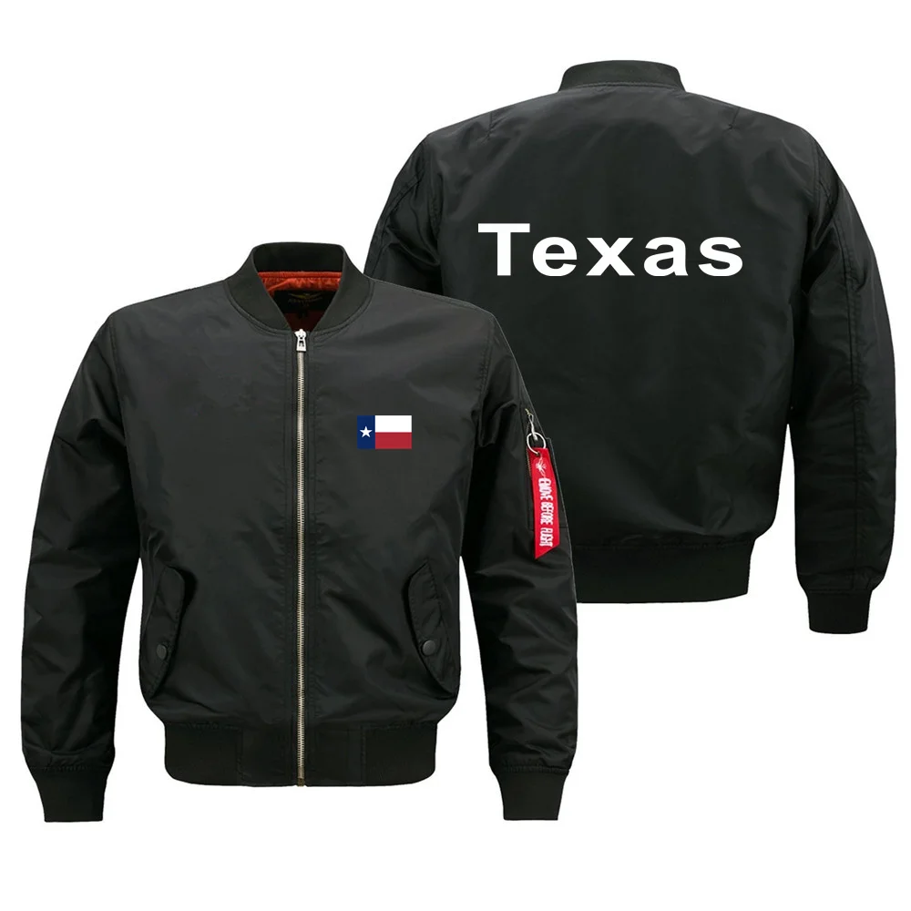 Funny Texas Military Flight Aviation Men Ma1 Bomber Jacket Outdoor Windproof Man Baseball Coats men clothing