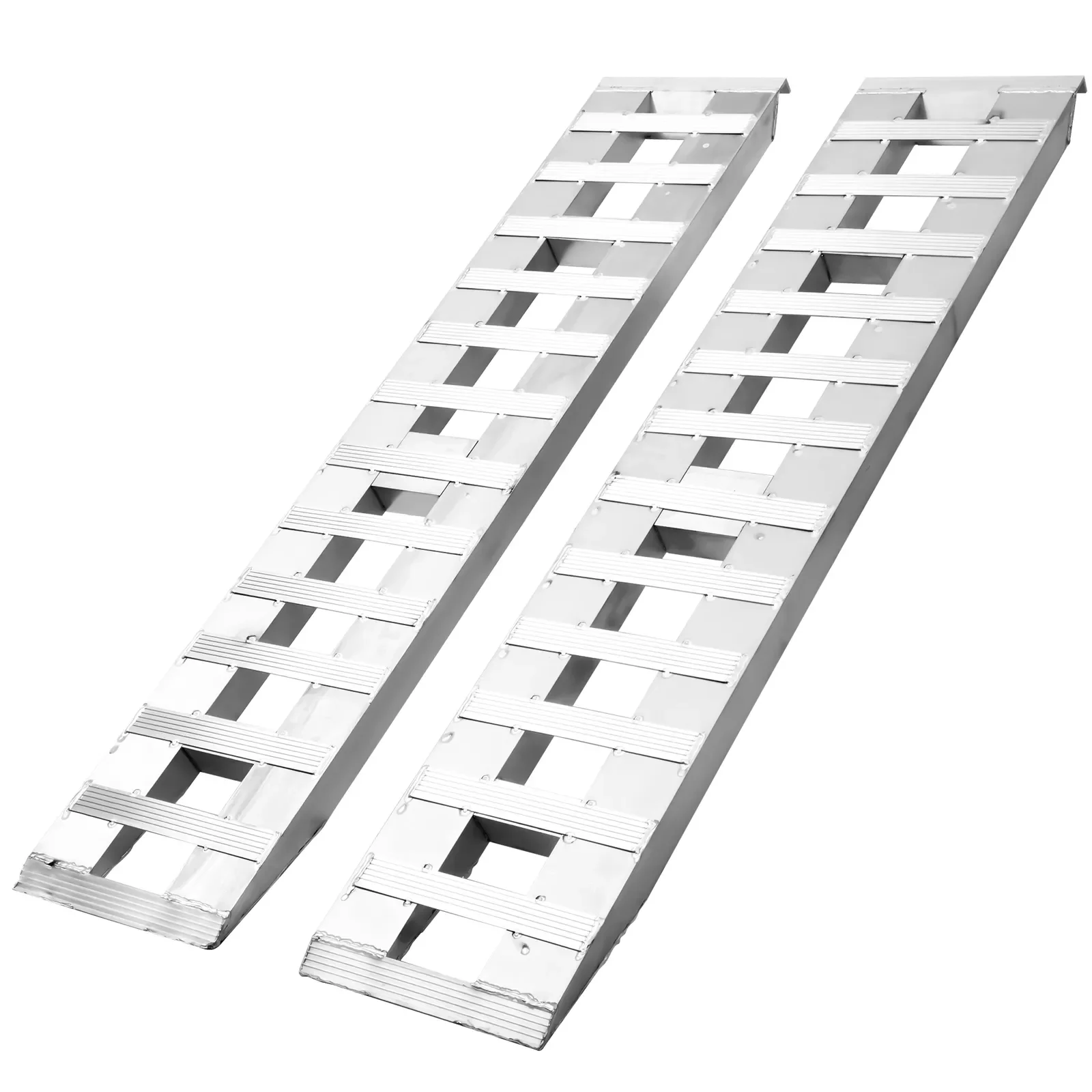 YINTATECH Synthacy 60''x12'' Aluminum Trailer Ramps 6000LBS Car Truck Hook End 2 Ramps