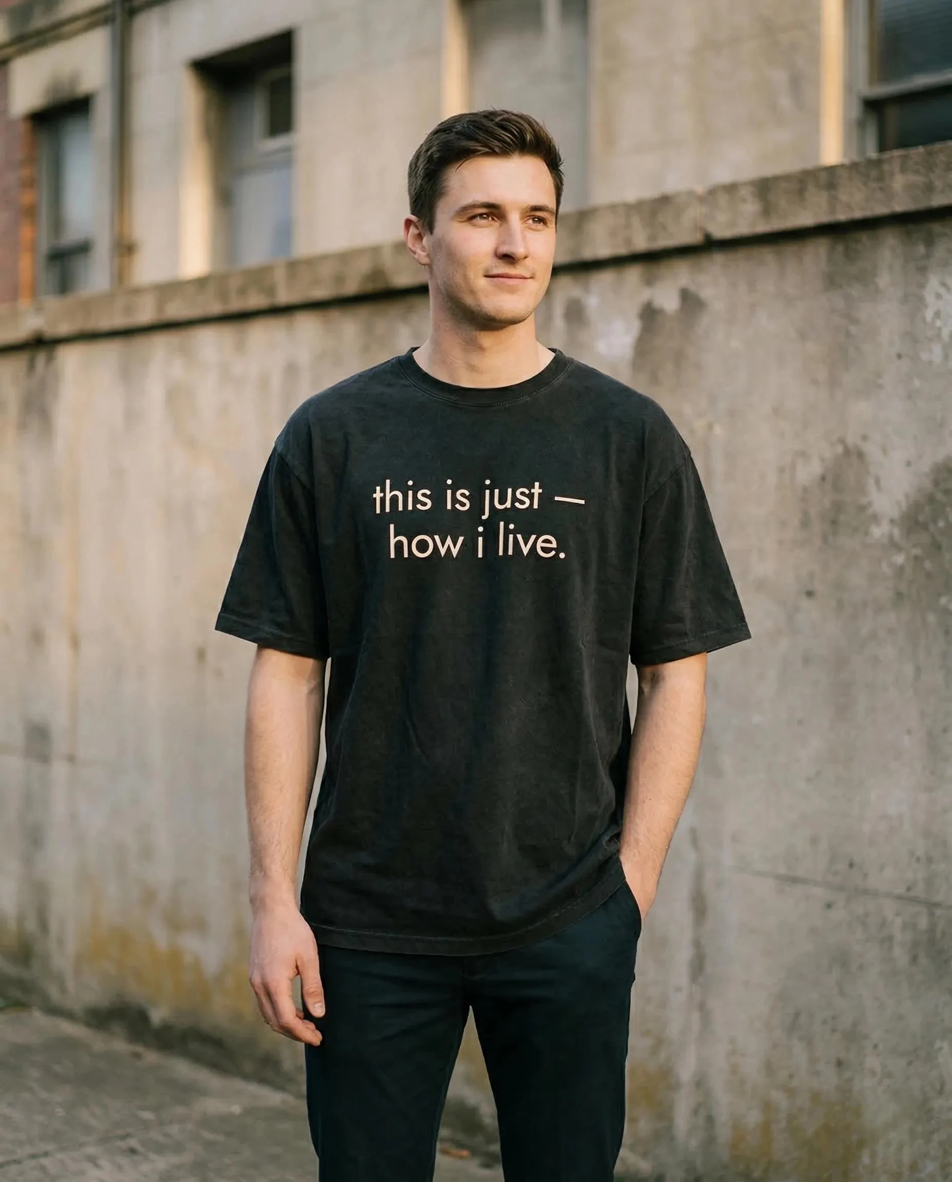 This Is Just How I Live | Lifestyle Shirt | Minimalist Gym Tee | Carnivore & Keto Apparel | Keto Lifter Gift | Rest Day Shirt |