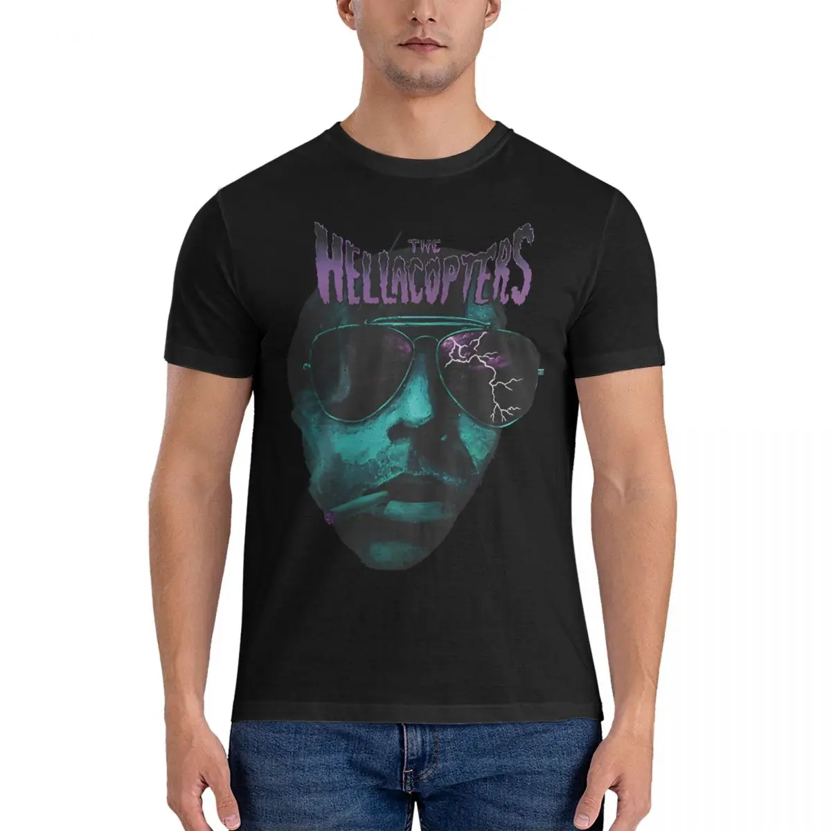 Eyes Of Oblivion Shirt T Shirt Men 100% Cotton Cool T-Shirt Crewneck Hellacopters Tees Short Sleeve Clothing Birthday Present