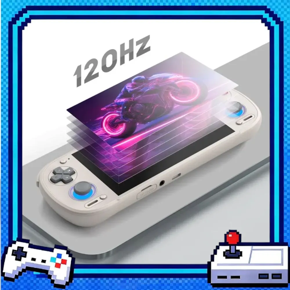 Retroid Pocket 6 RP6 Android Game Console Hall-Effect Trigger 5.5Inch 1080P 120Hz AMOLED Screen 6000mAh 8GEN2 Handheld Consoles