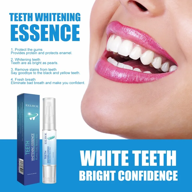 

Teeth Whitening Essence Plaque Removal Eliminate Yellow Dental Smoke Tea Stains Refresh Bad Breath Teeth Colour Corrector Serum