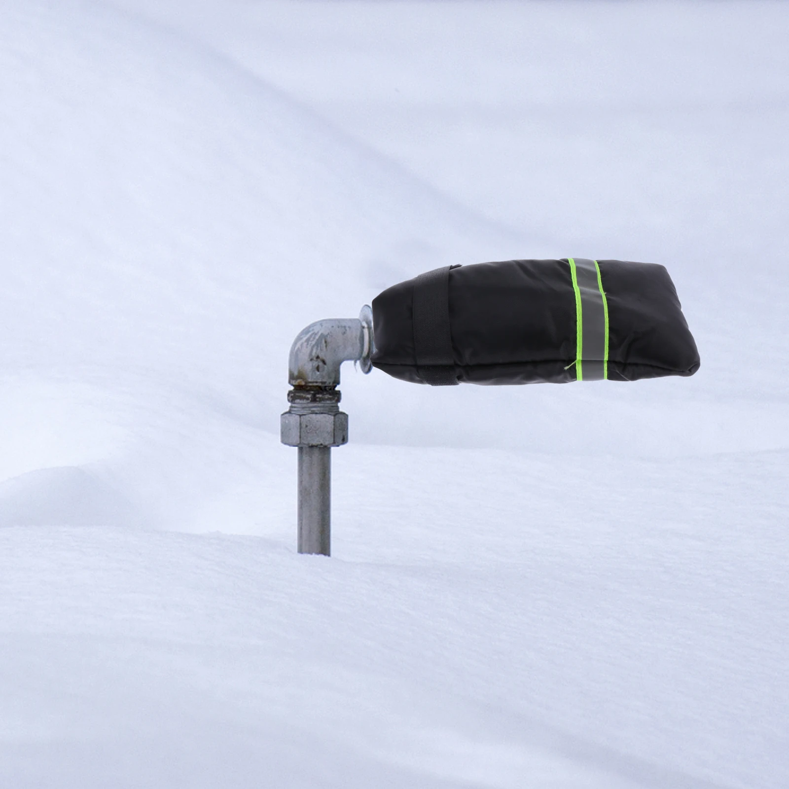 

2 шт. светоотражающие чехлы для уличных смесителей, зимняя защита от потери, защита для крана, изоляционная крышка для водопроводного крана, крышка для крана