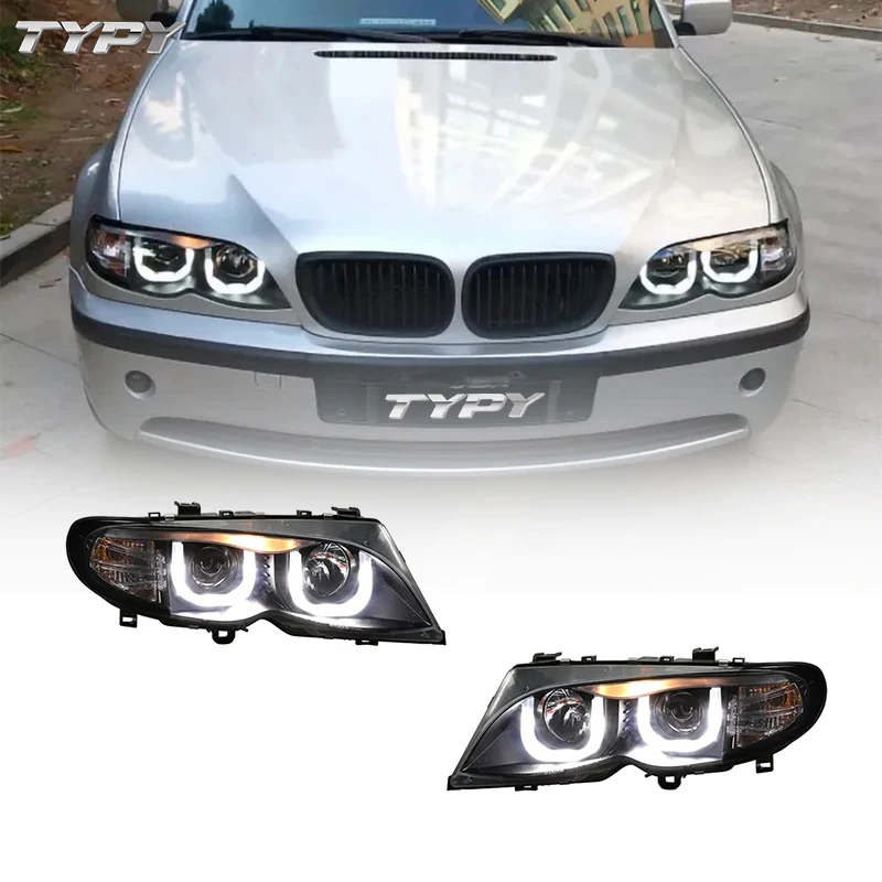 

Car Head Lamp Modified LED Headlights LED Daytime Running Lights Head Light For BMW 3 Series E46 2001-2004