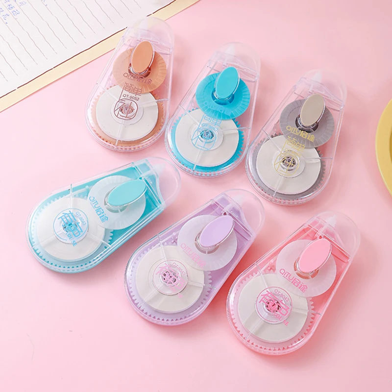 Cute Mini Morandi Color Correction Tape Kawaii Replaceable Small Portable Writing Correct Tape School Supplies Stationery