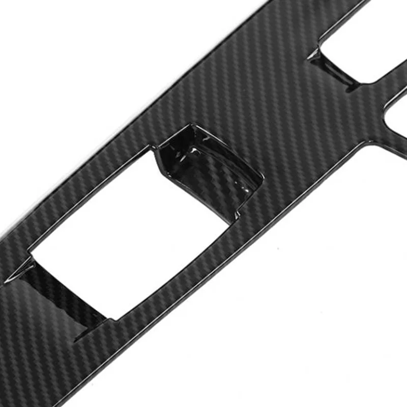 Carbon Fiber Style Abs Updated Car Styling Gear Shift Panel Cover Trim For Bmw X1 F48 2016 2017 2018 2019