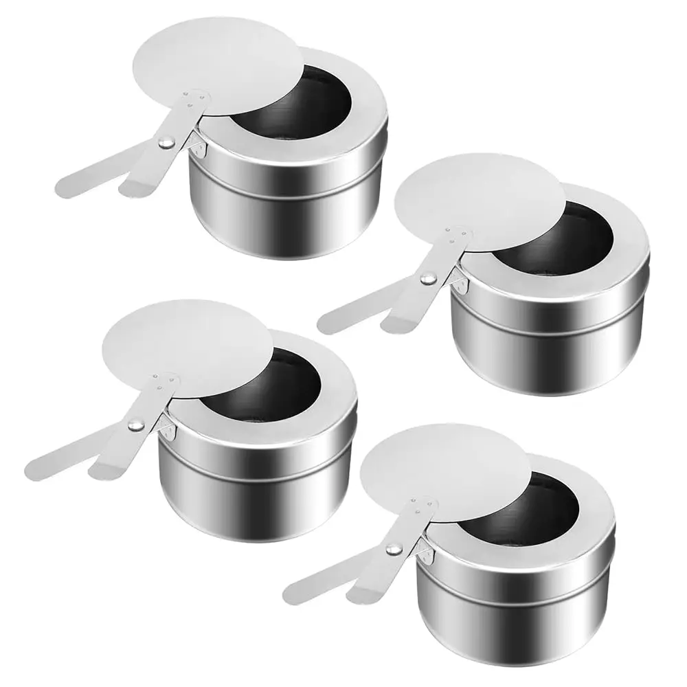 

Stainl Steel Fuel Holder, Chafing Wi Fuel Holder With Cover, Buffet Warmer Warming Trays Perfect For Buffets Catering Events