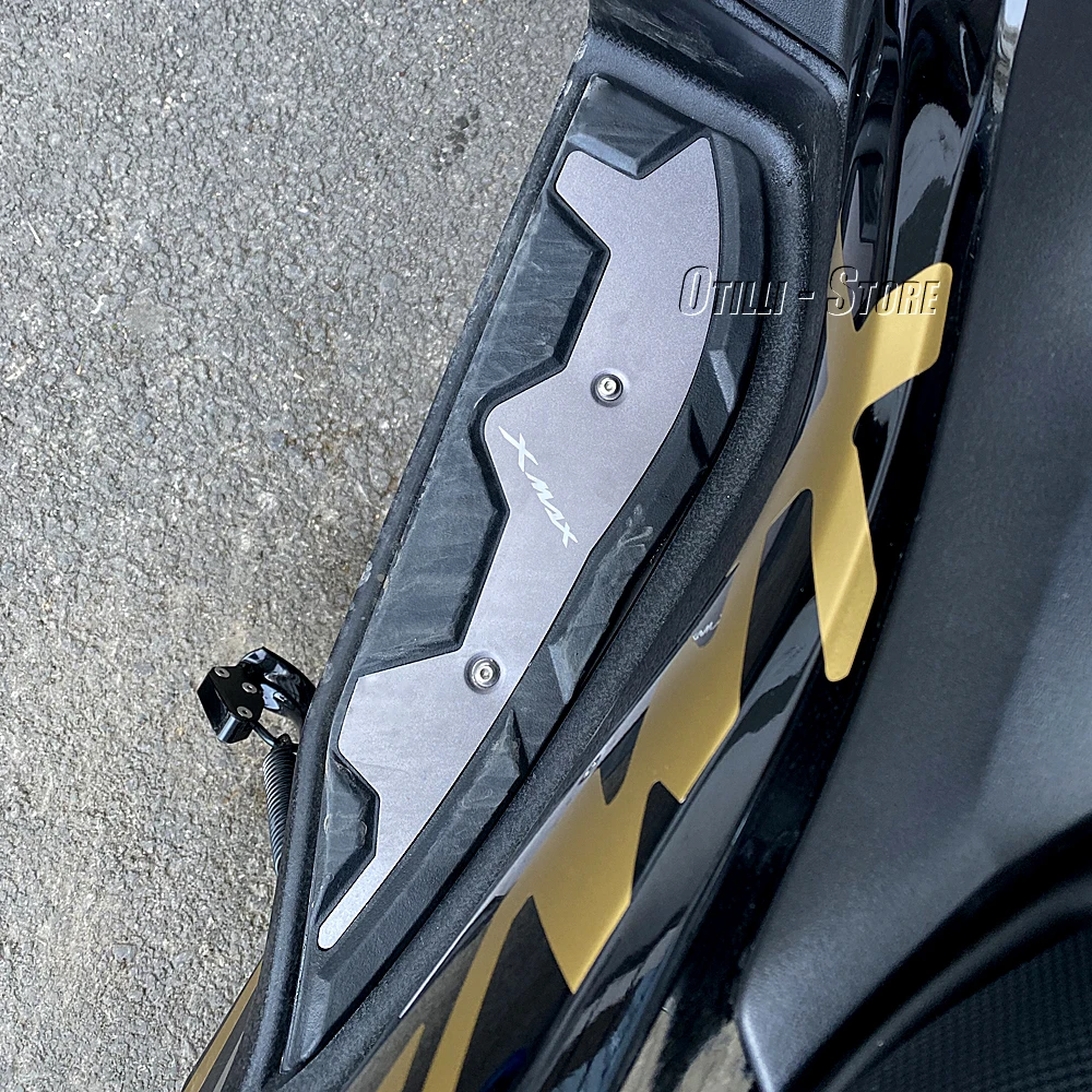 Motorcycle For YAMAHA XMAX 400 300 250 125 Pedal Non-slip Foot Pad Pedal aluminum+rubber X-MAX125 X-MAX250 X-MAX300 X-MAX400