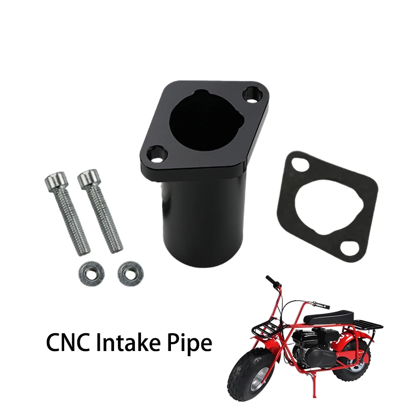 Motorcycles Parts CNC Aluminum Alloy Engine Intake Pipe 2 For 212cc Go Cart Dirt Pit Bike Joint Manifold Motorcycles Accessories