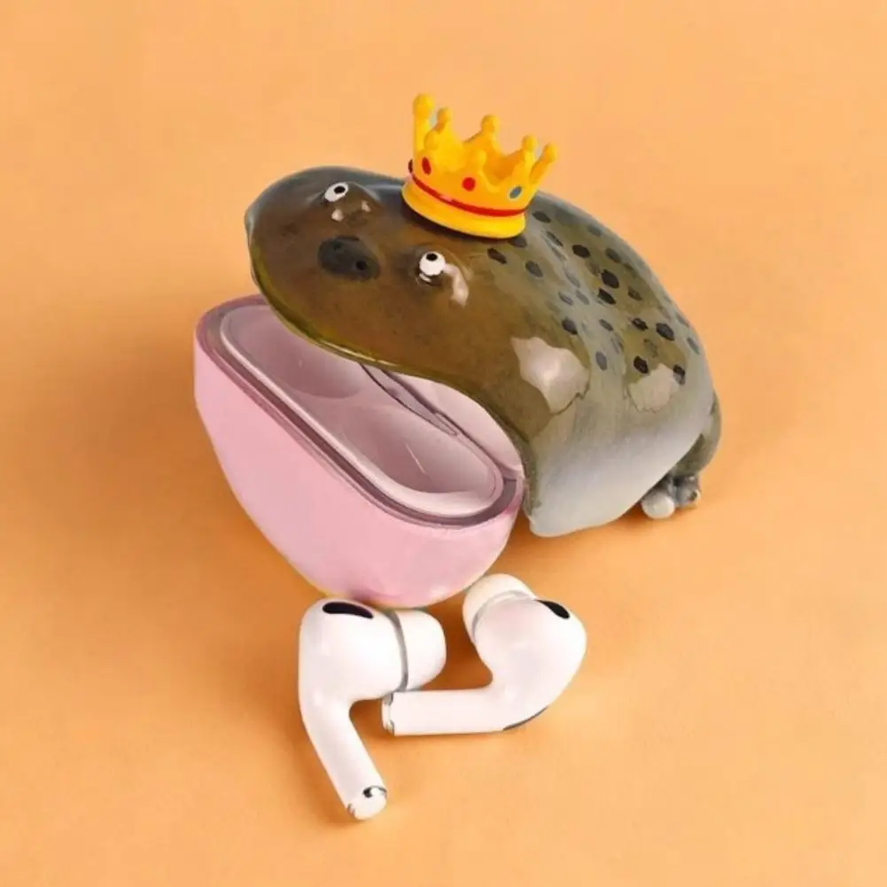 1Pcs For Airpods Pro 2/3 Unique Ugly Frog Earphone Case Scratch-resistant Impact Resistance Perfect Fit Protective Cover