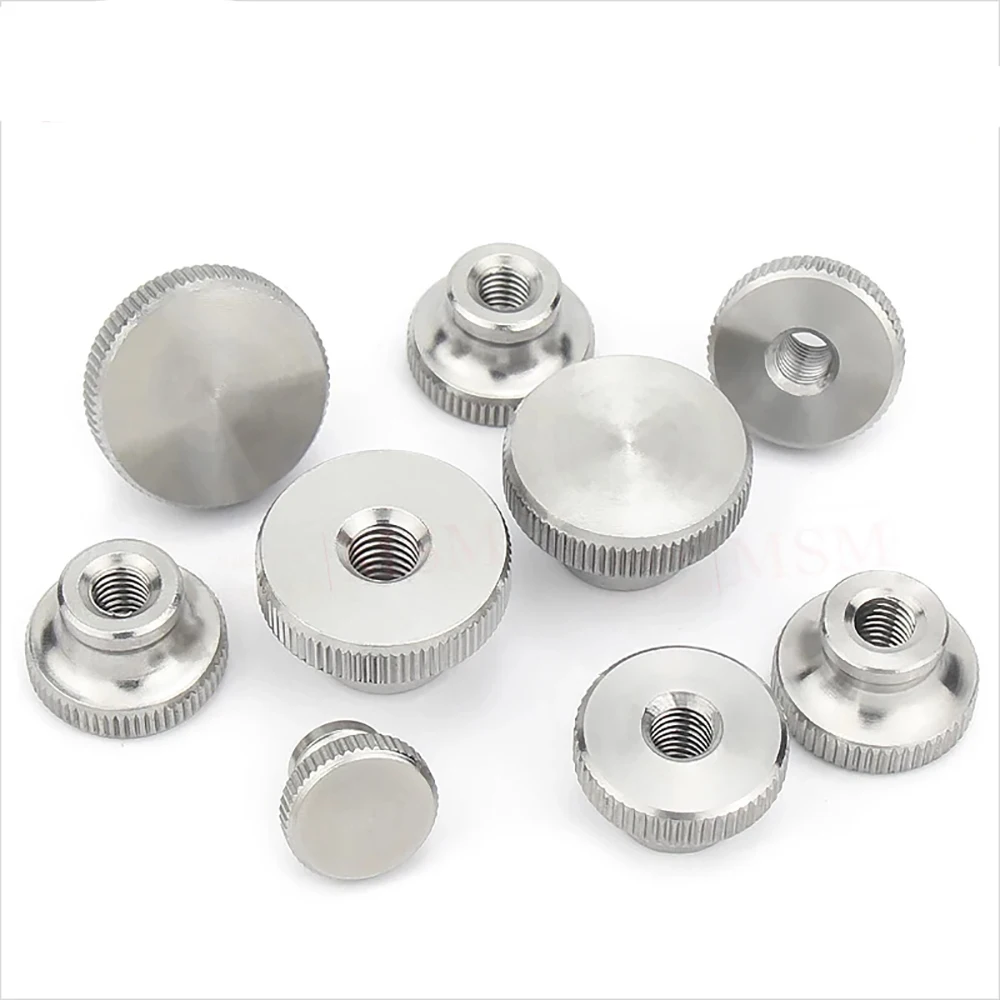 Weiyi GB806 M12x1.75 1/4-20 3/8-16 5/16 UNC SUS304 Edelstahl Rändelmuttern mit Blind- und Durchgangsbohrung für 3D-Druckerteile – Detail 4