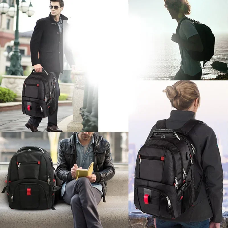 Mochila de Grande Capacidade para Homens e Mulheres, Bolsa Viagem Lazer, Bolsa Computador, High School, Junior