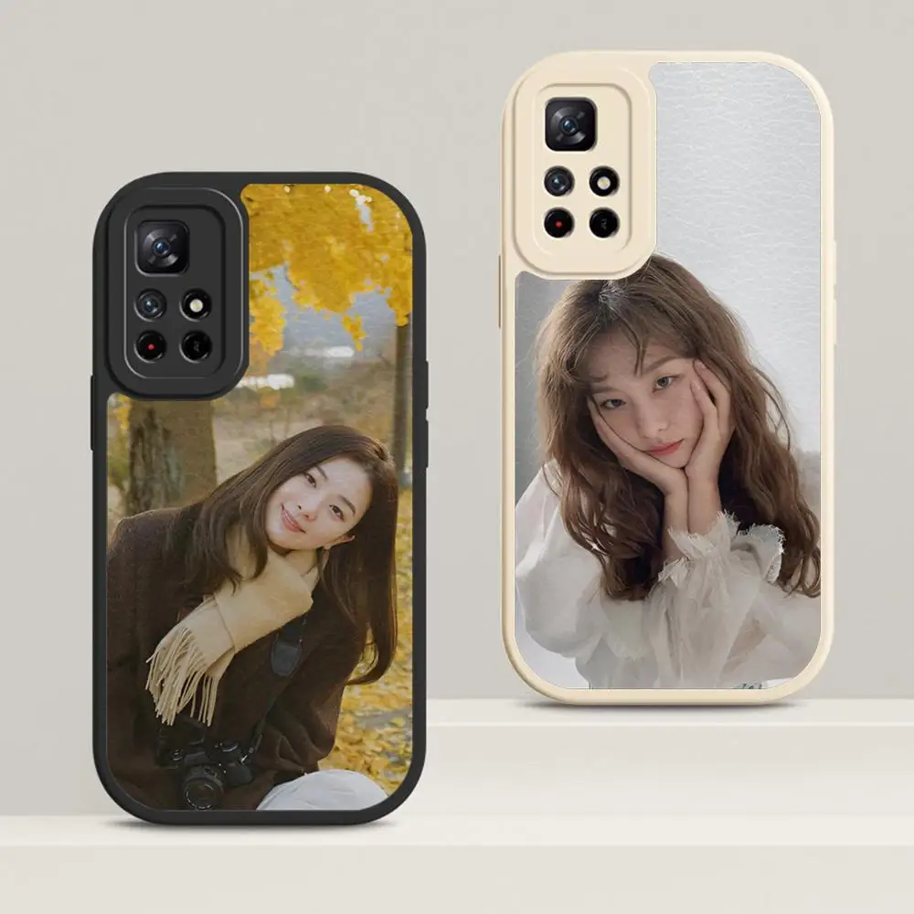 Female Singers S-Seul Gi MAISTO Phone Case Lambskin Case For Xiaomi Redmi 8 11 12 T Pro 10 11 12 Poco 11i 12X Ultra