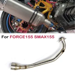 For Yamaha NMAX 125 155 NMAX155 NMAX125 SMAX155 FORCE155 Scooter Header Motocross Motorcycle Exhaust Front Link Pipe
