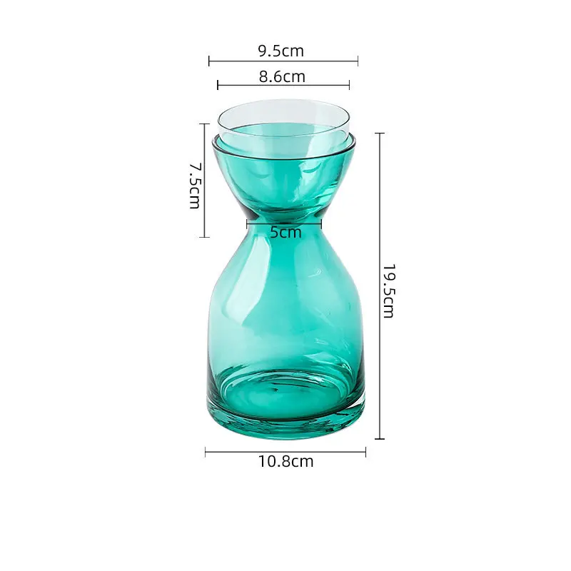 Nordic Style Water Pitcher With Cup Creative Smile Pattern  Bedside Water Carafe And Glass Set Simple Water Jug Glass Pot 850ml