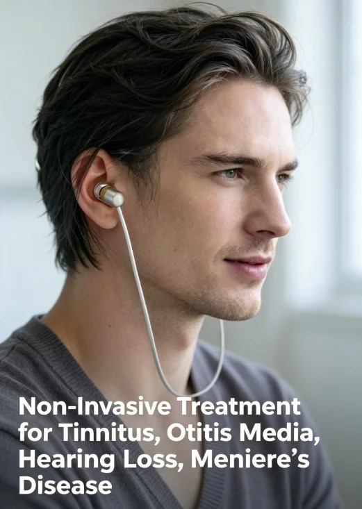 Compact Tinnitus Laser Device | Effectively Reduces Ear Noise Interference for Easier Deep Sleep