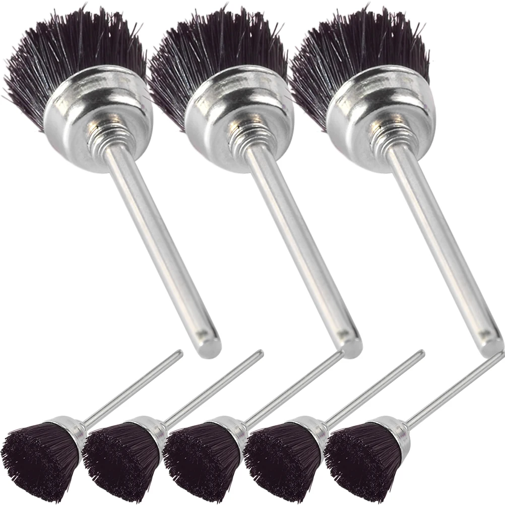 8 pçs limpeza para broca de unhas cerdas de ponta fina fácil acesso aos áreas confinadas uso duradouro acessórios da arte do prego manicure