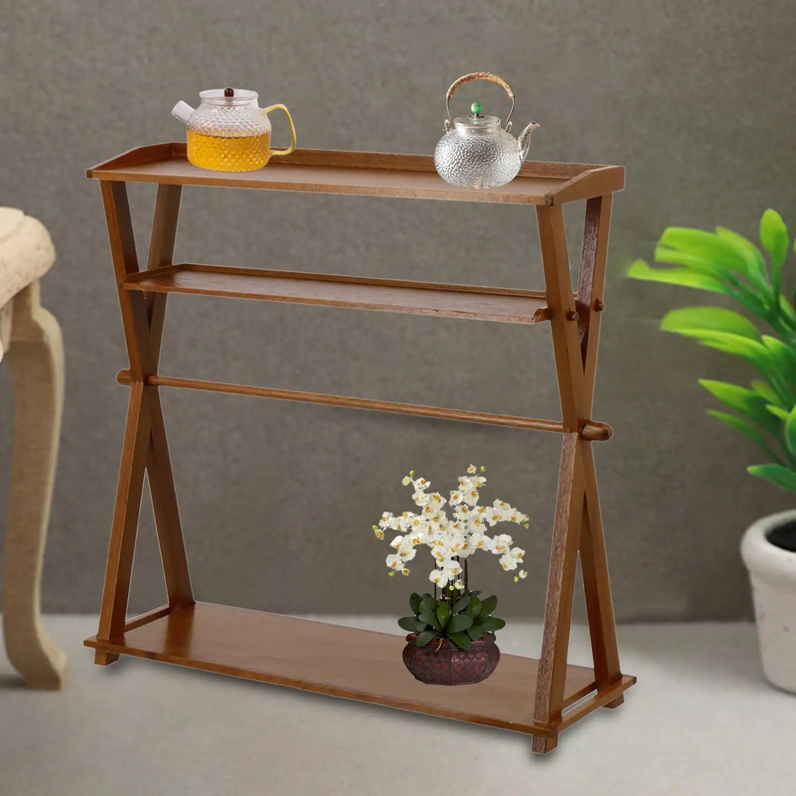 Decorative Shelf for 1/6 Micro Landscape Accessories Simulation Collectibles Miniature Furniture Ca Shelf