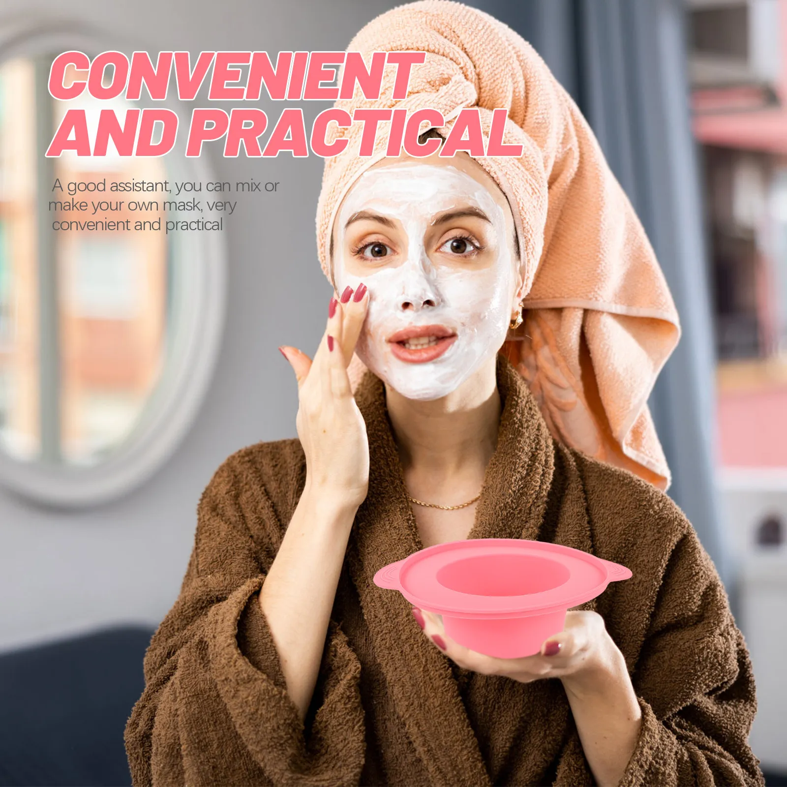 

Silicone Makeup Bowl for Mask Mixing DIY Skincare Preparation Portable and Flexible Beauty Accessory for Women Daily Care