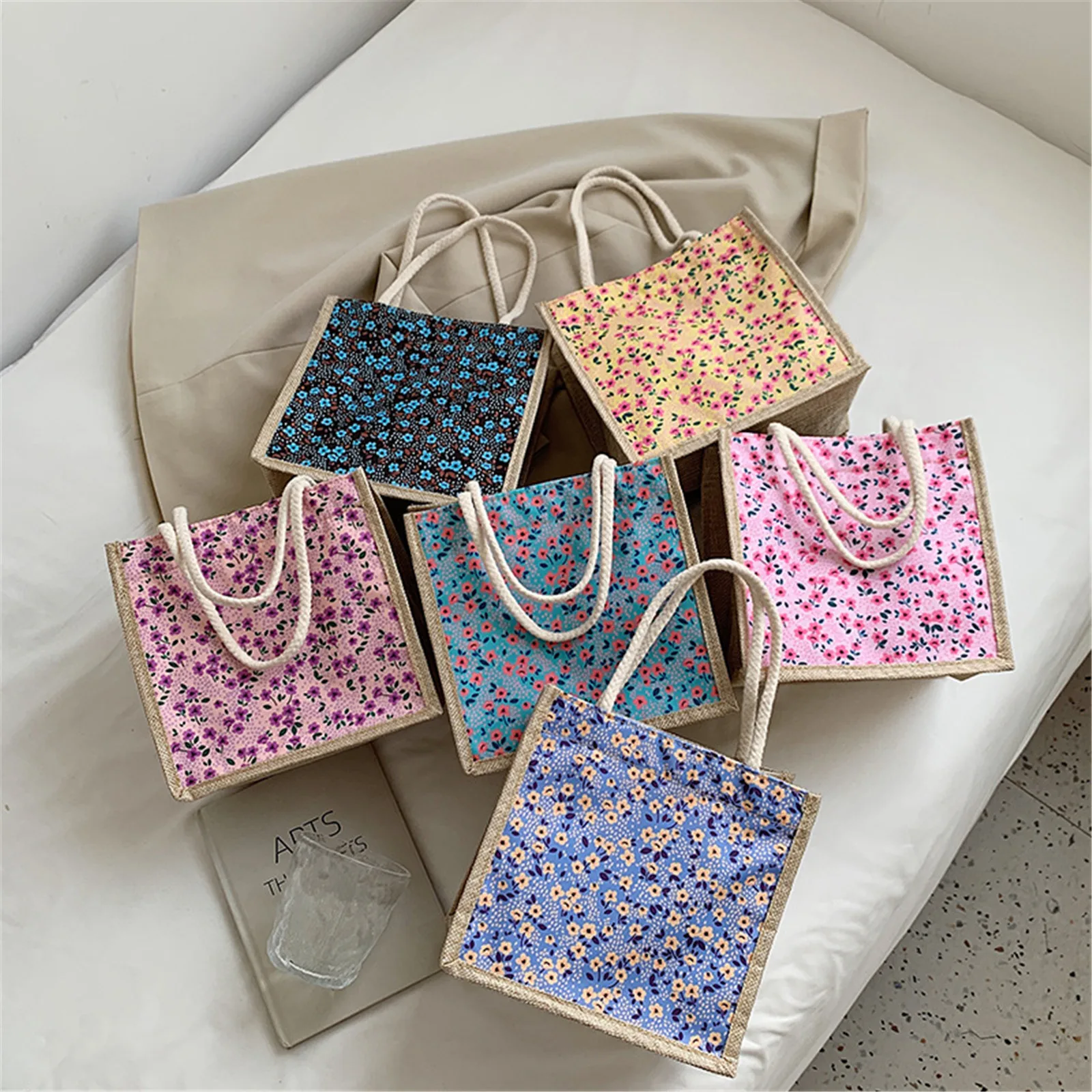 

Льняной ланч-бокс, льняной портативный контейнер для обеда, сумка для обеда для хранения еды, пикника, повседневного ношения, небольшая сумка для упаковки подарков, оптовая продажа