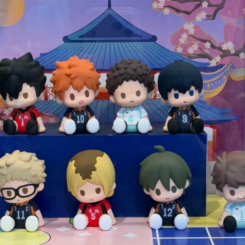 

Bandai Haikyuu Shoyo Hinata Tobio Kageyama сидящая мини-серия слепая коробка кукла ручной работы модный игровой орнамент Коллекционная
