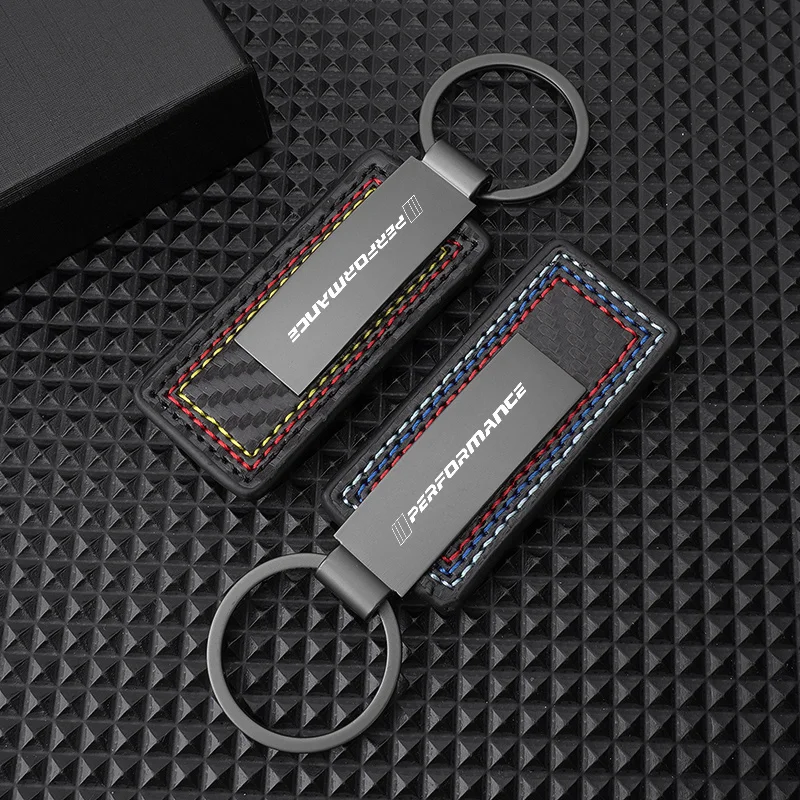 

Car Styling Metal Emblem Keychain Badge Key Ring Auto Accessories For For BMW M Performance E90 E60 E46 X1 X3 X5 E70 F15 F48 G30