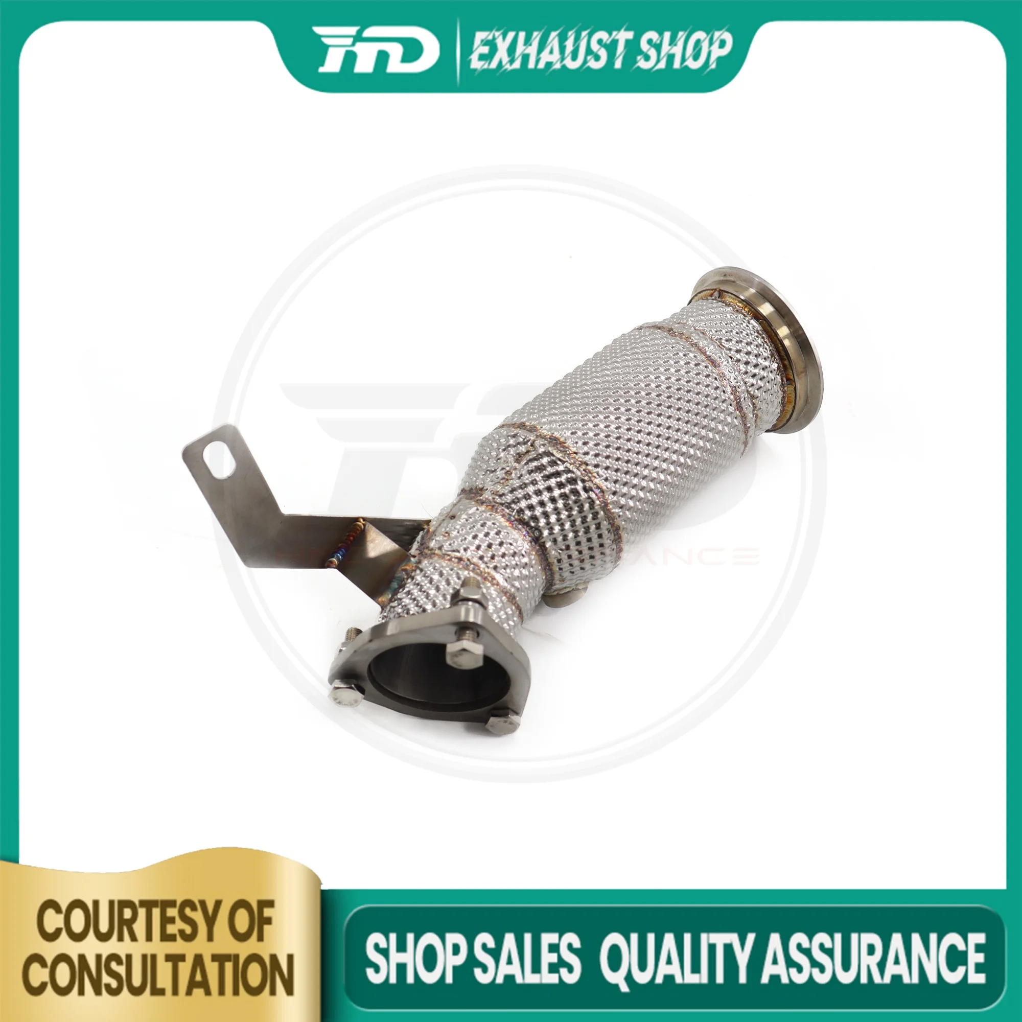 

High Quality Downpipe For Porsche Macan 95B 2.0T 2020+ Stainless Steel Exhaust System Heat Shield High Flow Performance HMD